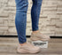 Pantofi sport, dama, SKECHERS BOB'S SQUAD CHAOS-FACE OFF, 117209-NUDE roz pudra, textil